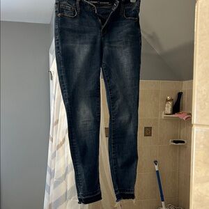 Old Navy Rockstar Dark Blue Skinny Jeans size 2r.  EUC!